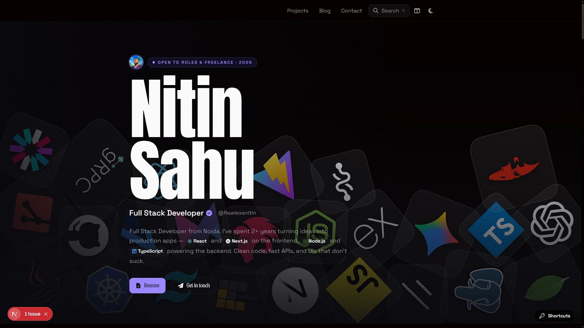 Landing page interactions
